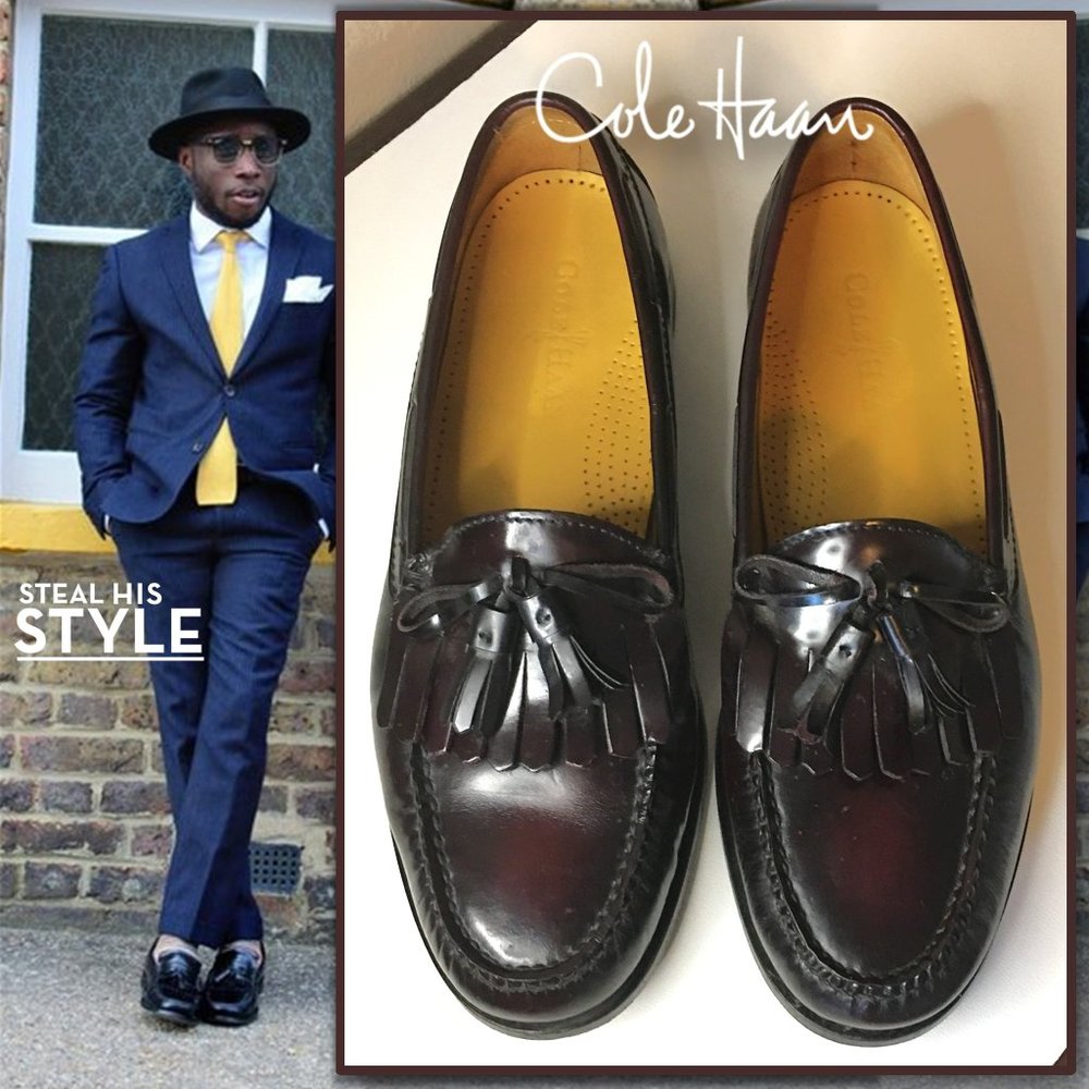 𝐂𝐎𝐋𝐄 𝐇𝐀𝐀𝐍 Burgundy Hudson Kiltie Tassel  -  Size 10